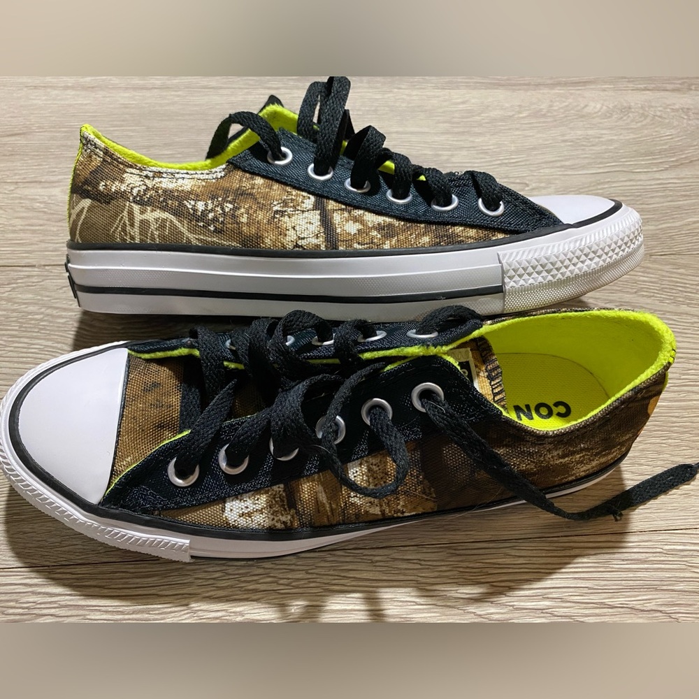 Converse All Star Camouflage Low Tops M5 W7 EUR37.5